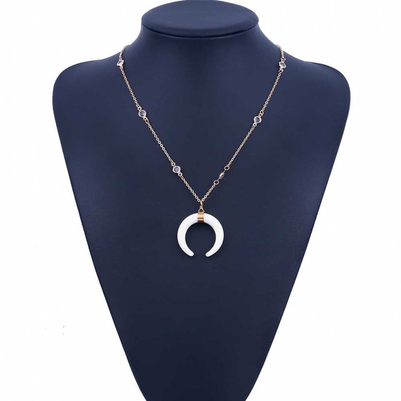 3 for $25⚡️crescent moon horn necklace - Picture 4 of 8